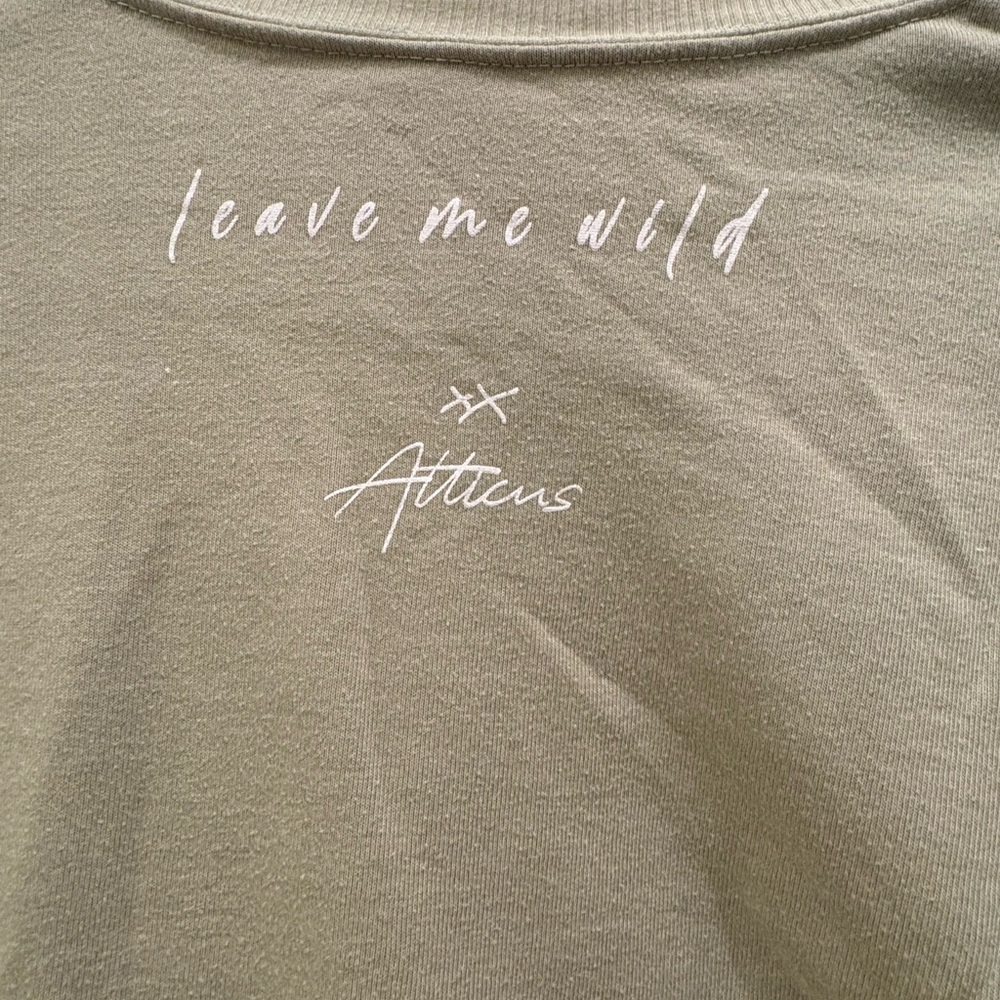 Atticus “Love me Wild” Green Sweater- Size Small- Y2K - Picture 4 of 5
